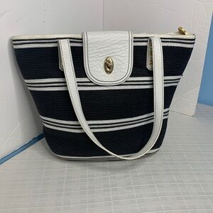 Eric Jarvis, straw and leather tote